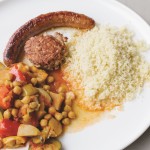 COUSCOUS MET PITTIGE GROENTEN EN SCHAAP