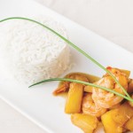 SCAMPI MET VERSE ANANAS EN GEMBER